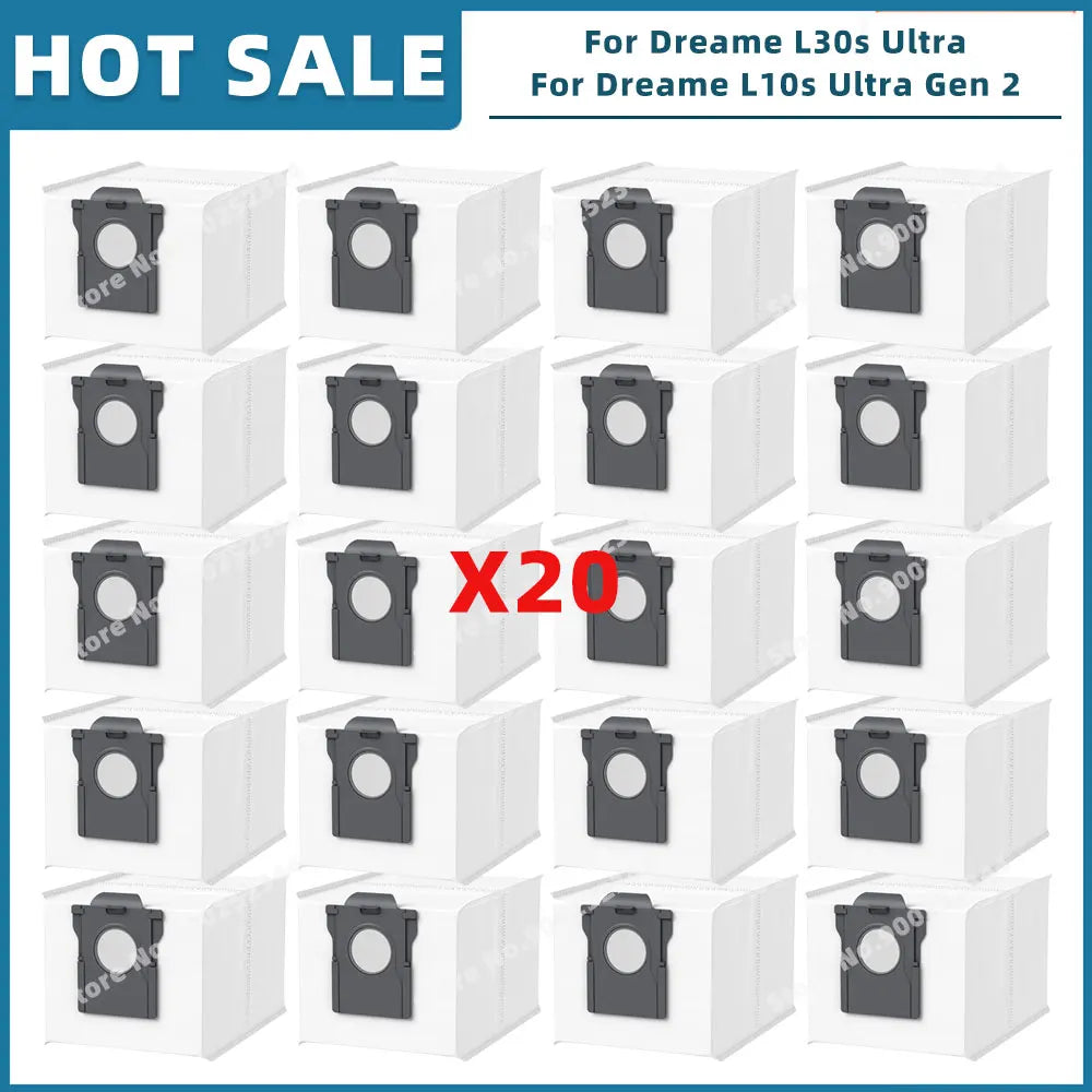 Compatible For Dreame L10s Ultra Gen 2 / L30s Ultra / L30 Pro Ultra Parts Accessories Main Side Brush Filter Mop Cloth Dust Bag