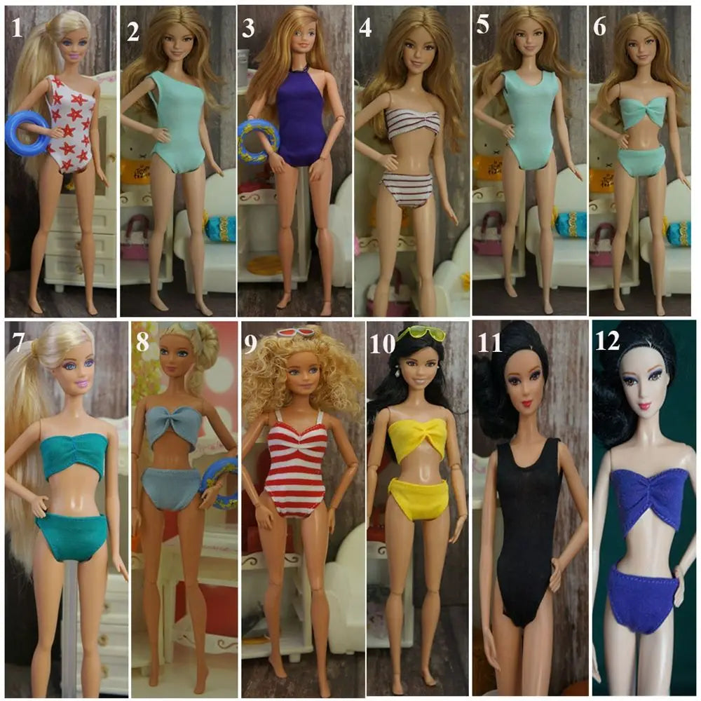 20Styles Doll Swimsuit For 30cm Doll Swimming Clothes 1/6 Male/Female Doll Clothes Short Pants Daily Casual Pants Doll Accessory
