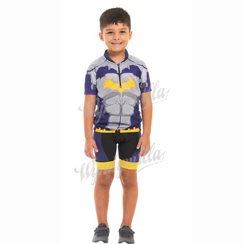 Kids Cycling Jersey Set Boys Summer Cycling Clothing MTB Ropa Ciclismo Child Bicycle Wear Sports Suit children's cycling clothes