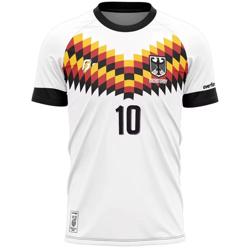 Germany Soccer Jersey Fans Sport Men Short Sleeve Children Adults Parent Child Kid Quick Dry Tshirt Women T Shirt Tee