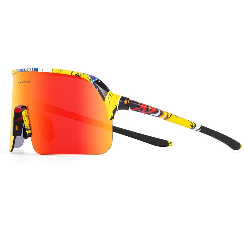 KAPVOE New Photochromic Hiking Eyewear Sunglasses Man Cycling Glasses Driving Bicycle Women MTB Bike Outdoor Sport UV400 Goggles