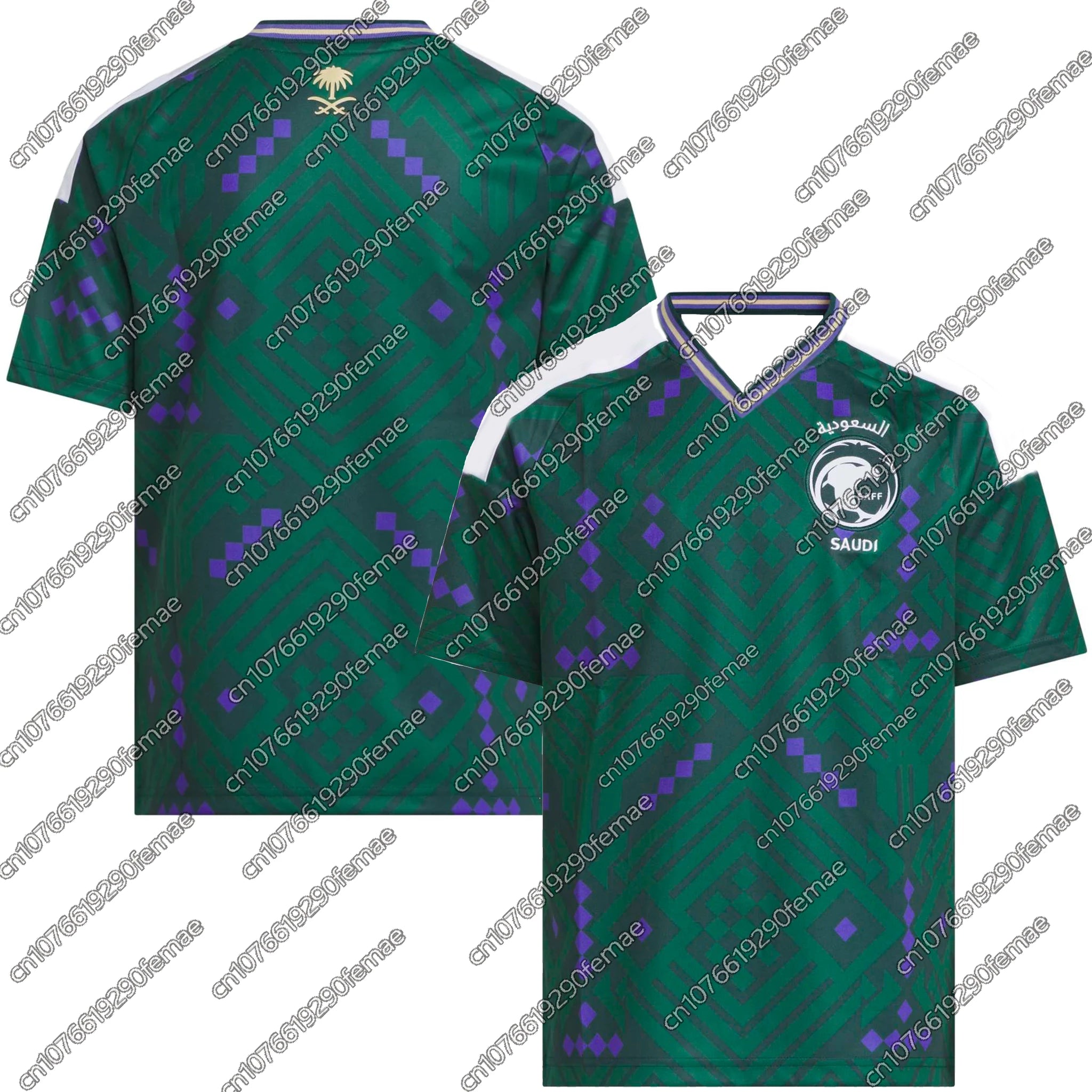 Saudi Arabia Kids Soccer Jersey 2026 New Sports Match T-Shirt Family Fan Gear Quick Dry Breathable Boys Summer Wear