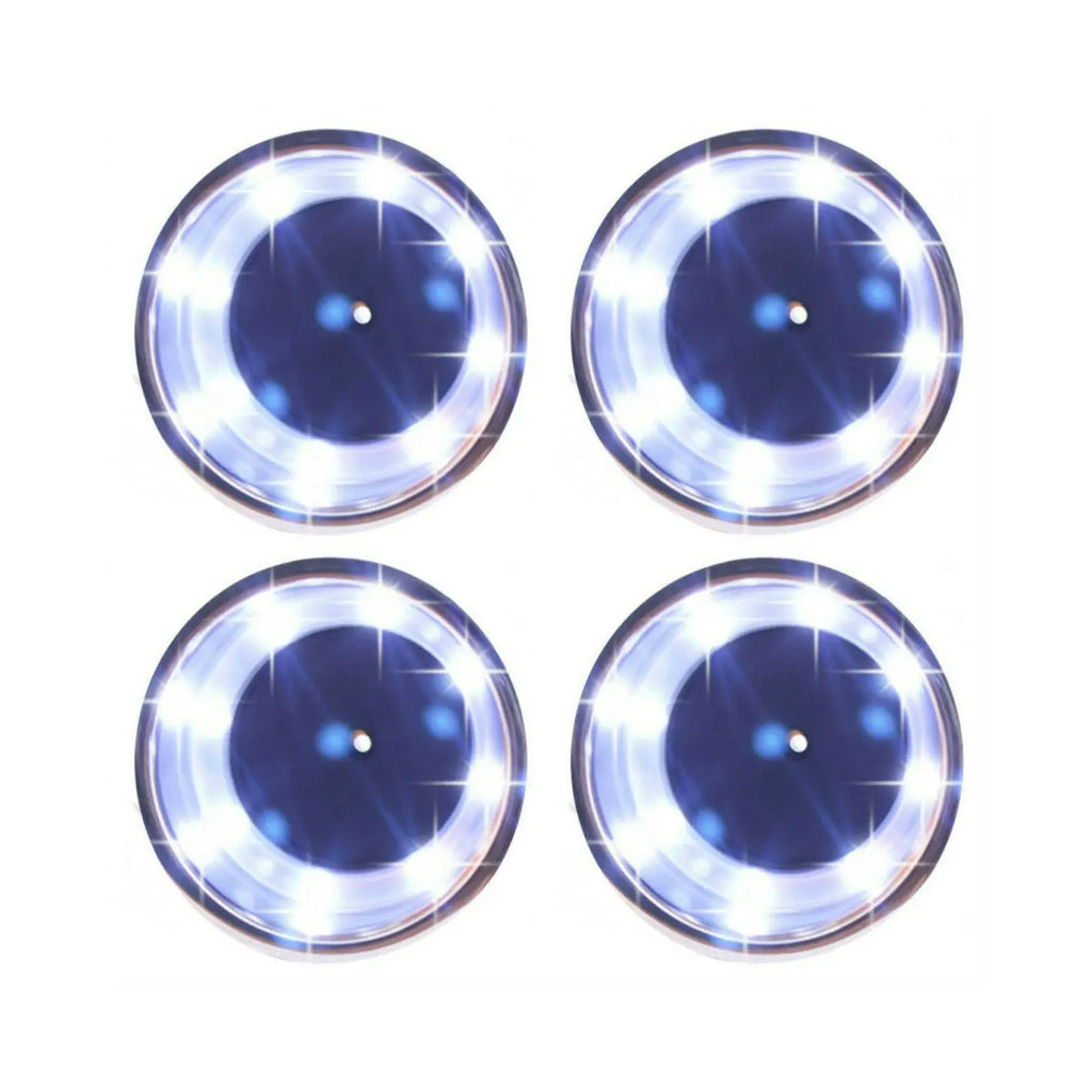 Boat Accessories 4Pcs Cup Drink Holder  LED Built-in Stainless Steel for Marine Yacht/RV