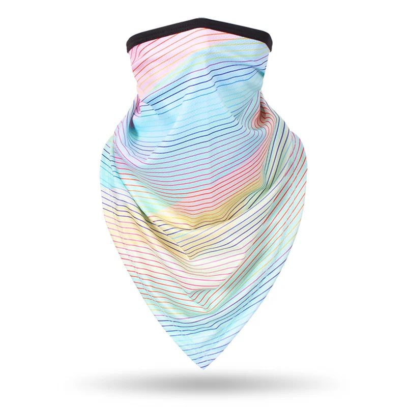 Sports Scarf for Cycling, Cooling Face Mask, Windproof Neck Gaiter, UV Protection Scarf for Beach, Fashion Bandana for Men Women