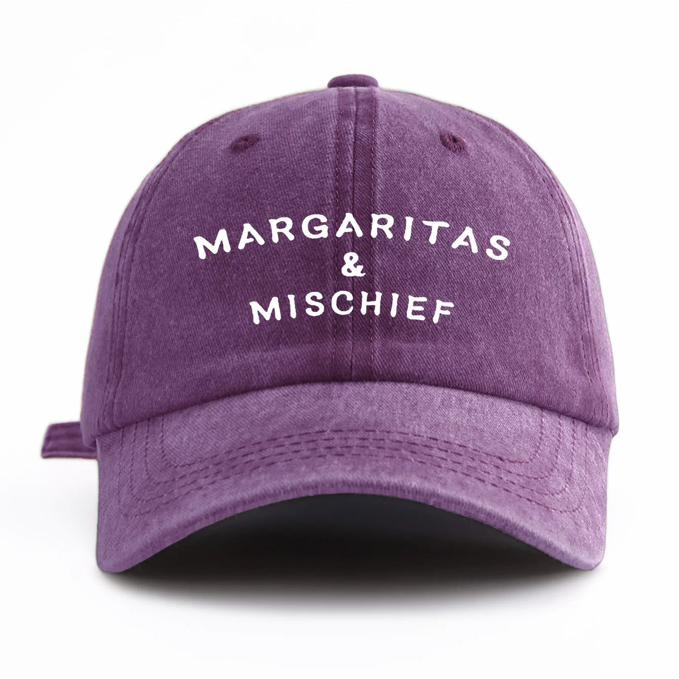 1pc MM Print Washed Baseball Cap for Adults,  Minimalist Retro Style Casual Soft Adjustable Dad Hat, Perfect As Gift
