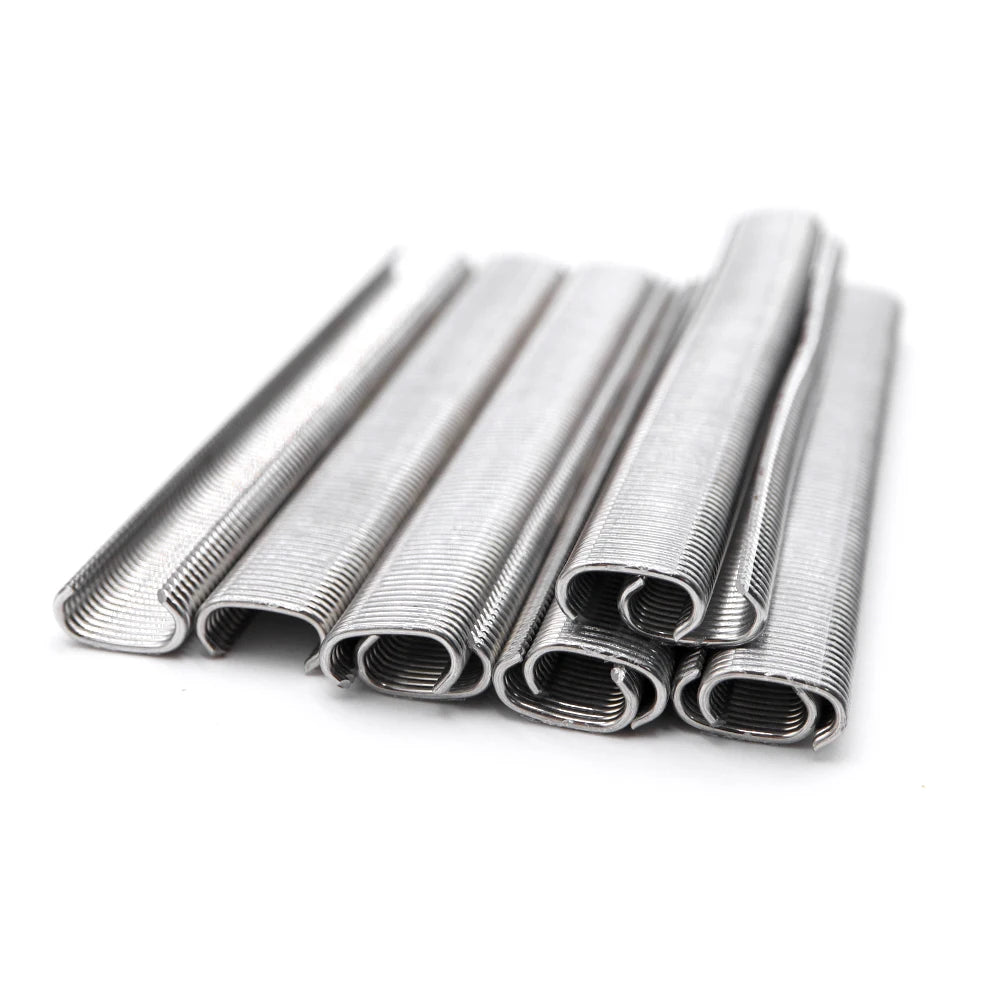 Stainless Steel C-type Nails for Animal Cage Hog Rings Installation Pliers Chicken Pig Bird Pet Cage Fence Installation Tools
