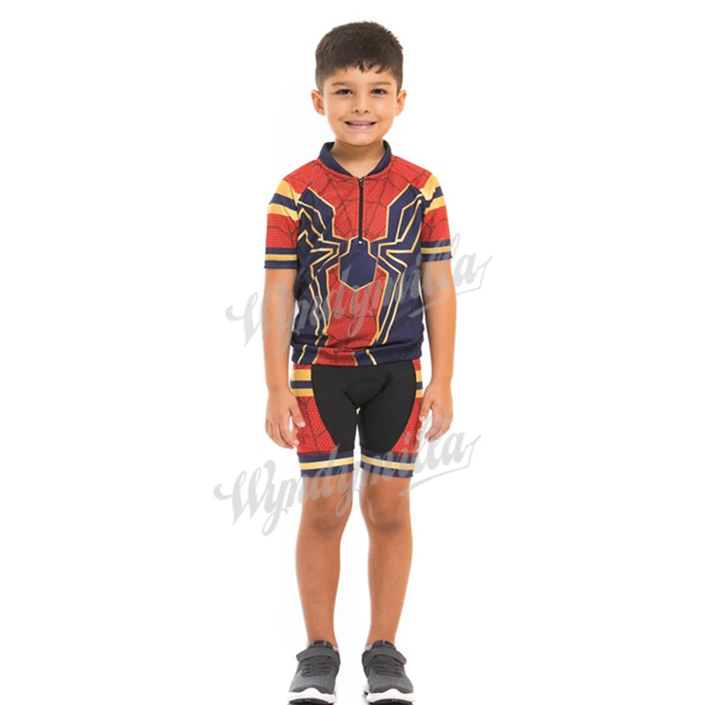 Kids Cycling Jersey Set Boys Summer Cycling Clothing MTB Ropa Ciclismo Child Bicycle Wear Sports Suit children's cycling clothes