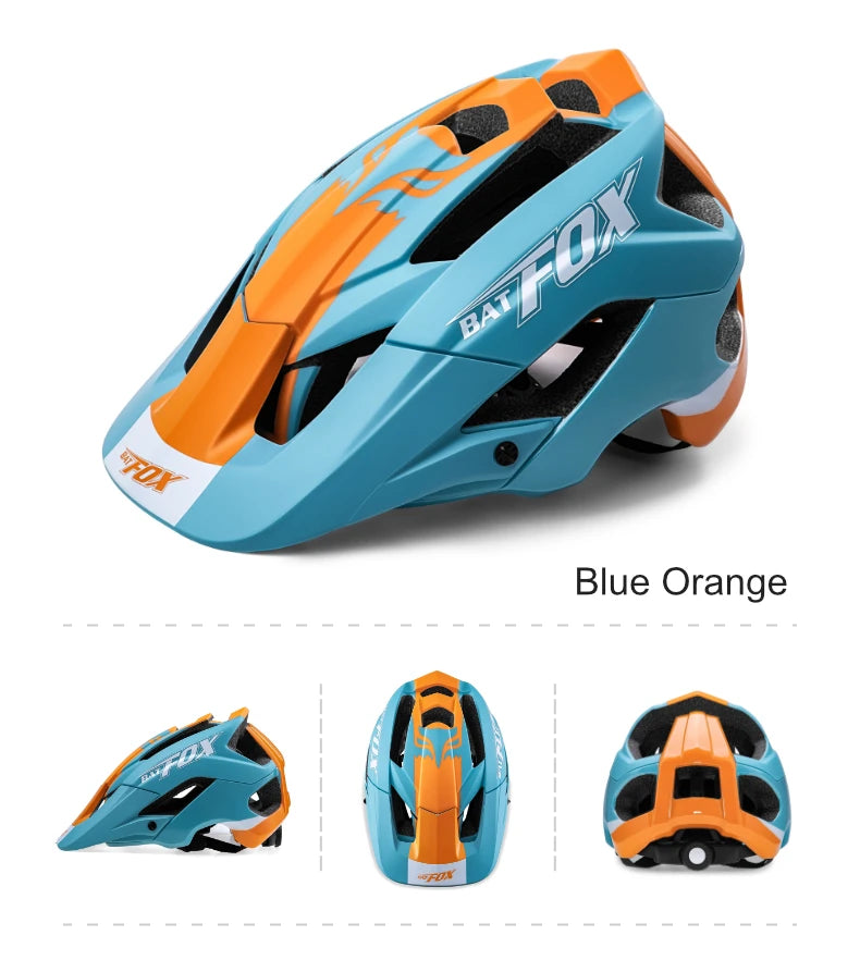 BATFOX 2025 New Mountain Bike Helmet Summer Colorful Cycling Helmet for Adults Youth Men and Women Speed Racing Bicycle Helmets