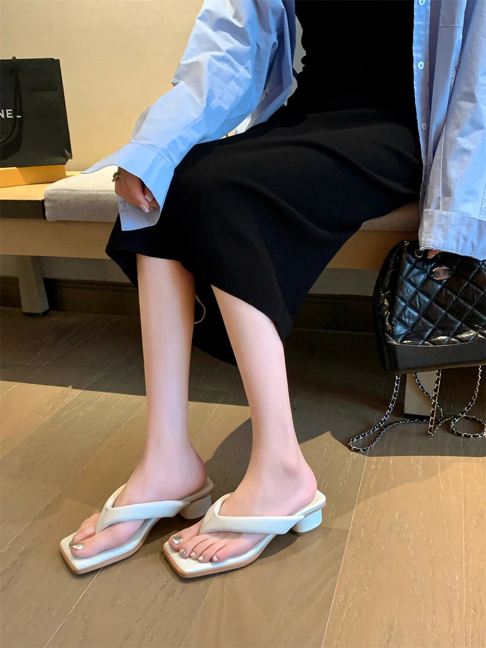 Women's flip-dlop slides sheepskin soft comfortable casual female outdoor beach holidays sandals summer shoes for women slippers
