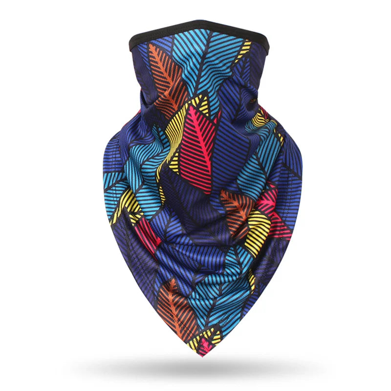 Sports Scarf for Cycling, Cooling Face Mask, Windproof Neck Gaiter, UV Protection Scarf for Beach, Fashion Bandana for Men Women