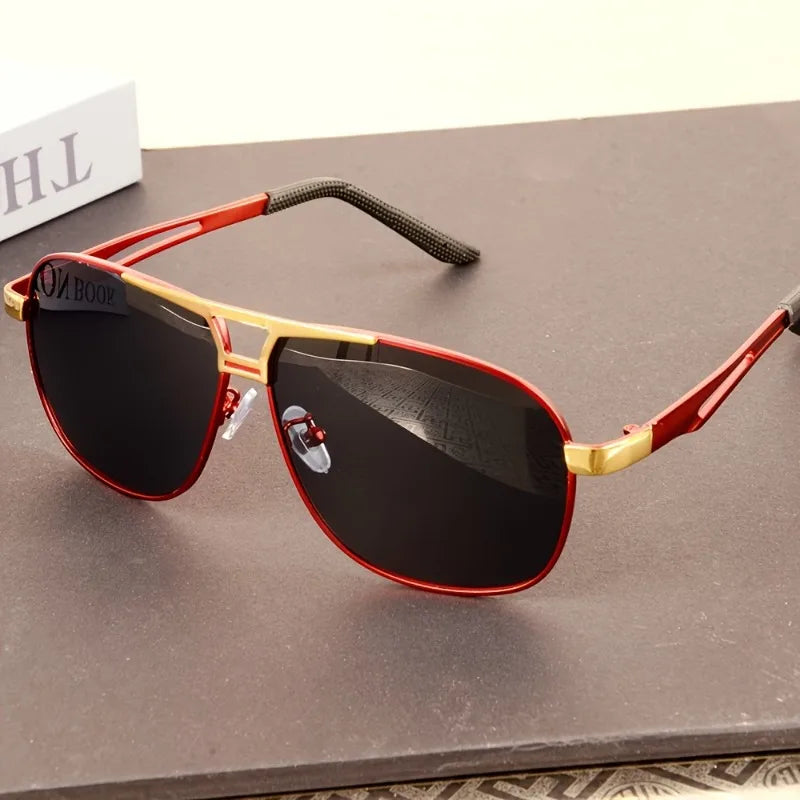 1PCS Unisex Retro Pilot Sunglasses, classic style for daily wear, parties and gifts.