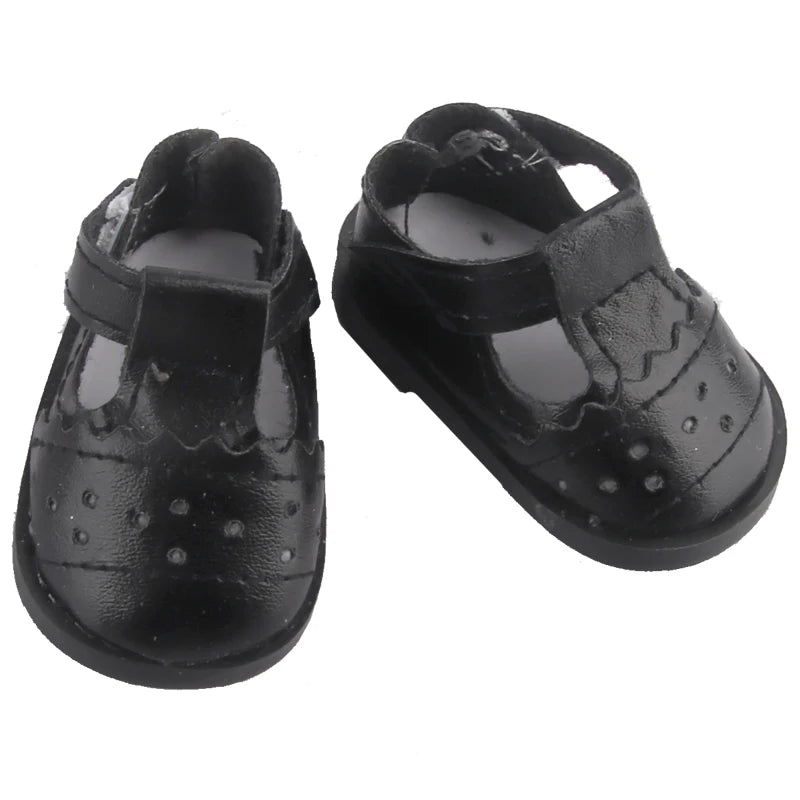 5.5cm Lovely Bow Doll Shoes For 14 Inch American& EXO Doll 1/6 New Mini Shoes Boots Accessories For 32-33 Russia DIY Doll,Nancy