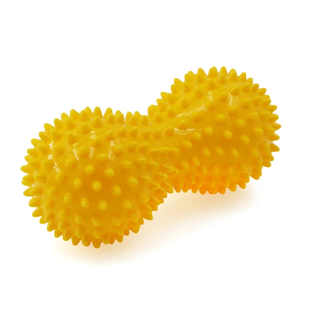 Foot Massage Roller Peanut Double Lacrosse Spiky Ball Myofascial Balls for Plantar Fasciitis Mobility Back Foot Arch Pain Relief