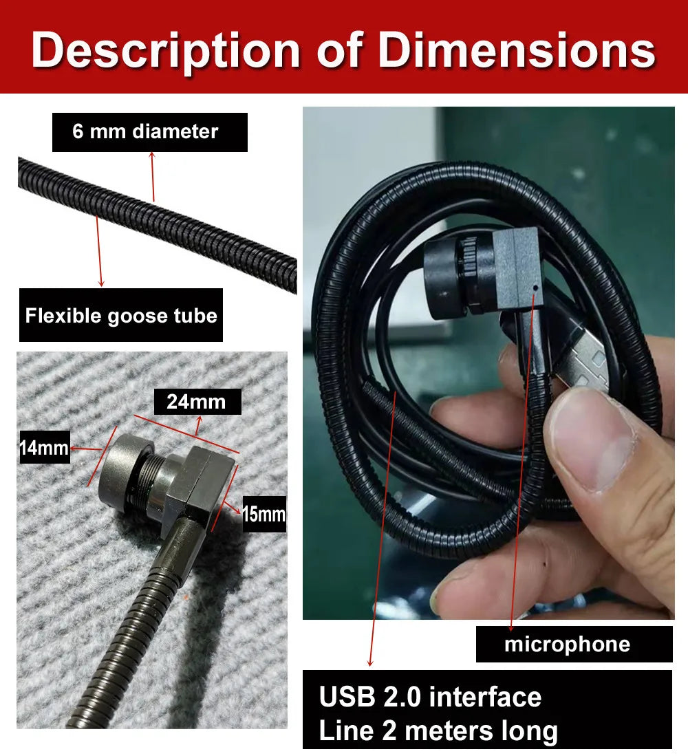 Center camera eye Middle-Screen Webcam 4K 8MP1080p Plug & Play USB Webcam Optimized for Creating a Better Connection in Calls