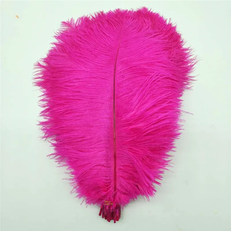50pcs/lot Elegant Ostrich Feather 35-40cm 14-16inch Feathers for Crafts Wedding Party Supplies Carnival Dancer Decoration Plumes