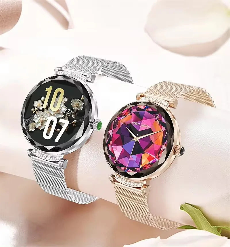 Fashion Ladies Smart Watch NX7 Pro AMOLED Screen Health Monitoring BT Call Female Women Sport Fitness Tracker Smartwatch