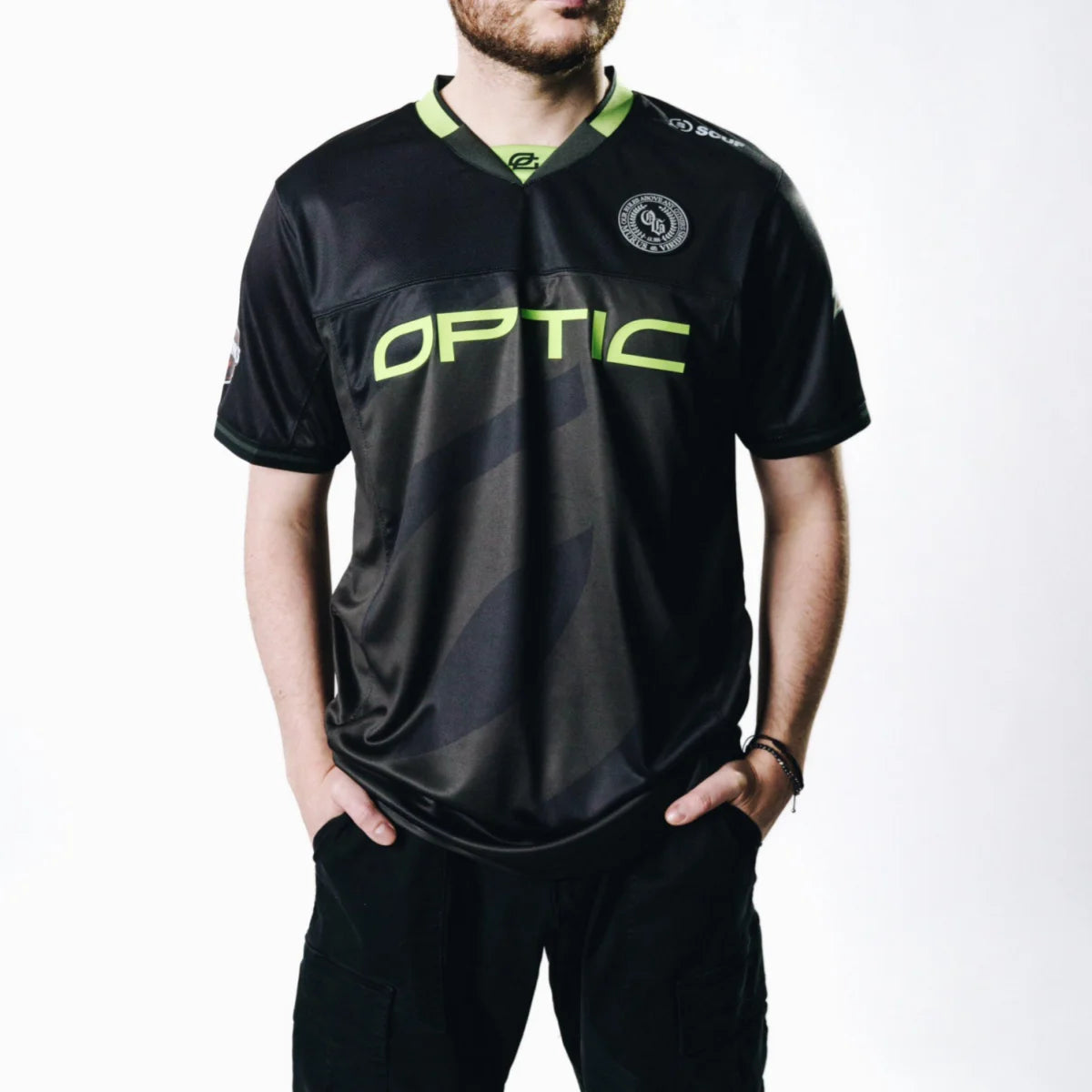 Summer Fan 3D Print E-sports Championship OPTIC Jersey Men Women's Breathable V-Neck Sportswear Man Casual Short Sleeve T Shirt