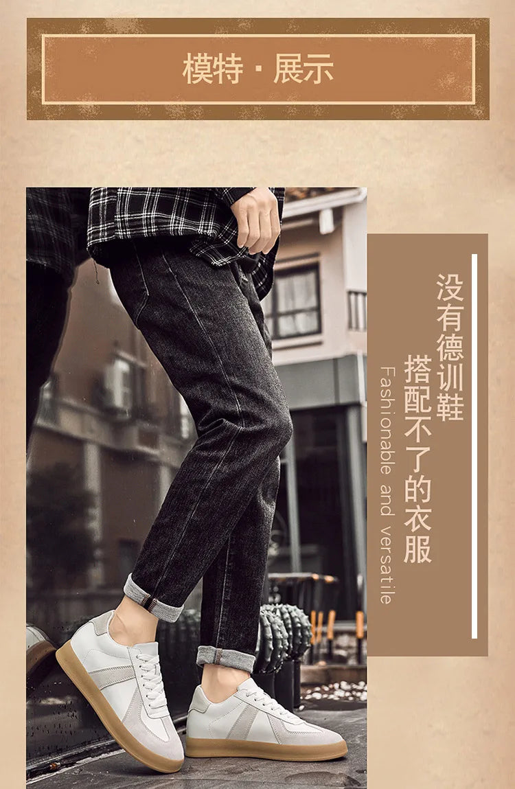 Man Vintage Elevator Shoes Height Increase Insole 8cm Taller Lift Sneakers Shoes Men Leisure Fashion Sports White Shoes