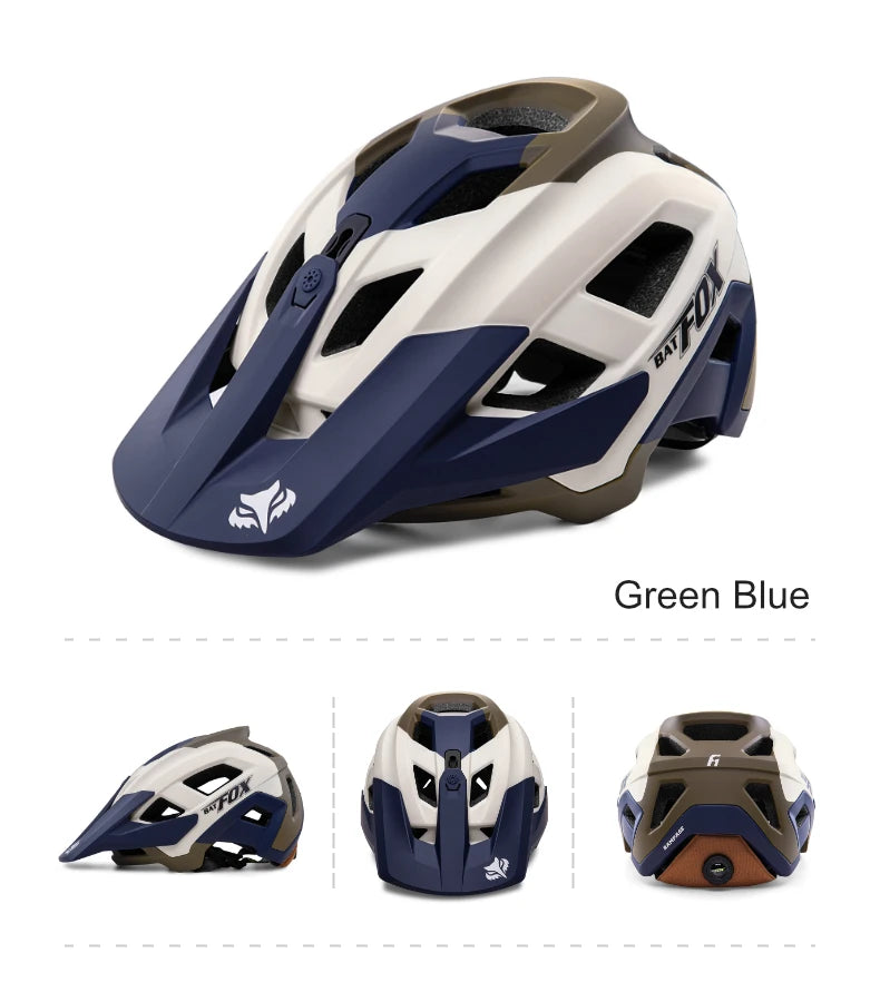 BATFOX 2025 New Mountain Bike Helmet Summer Colorful Cycling Helmet for Adults Youth Men and Women Speed Racing Bicycle Helmets