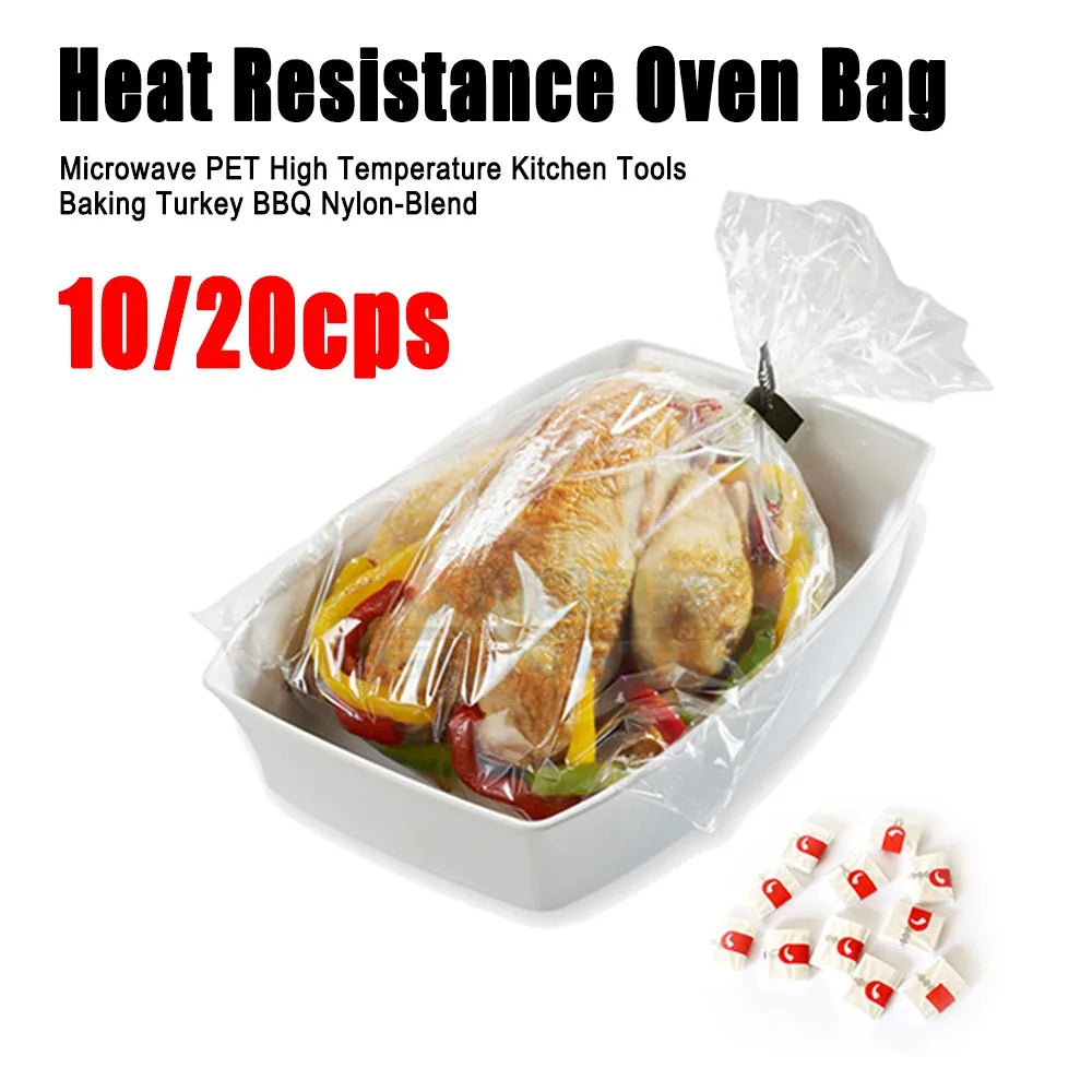 10/20pcs high-temperature resistant oven roasted chicken bag 250 * 380mm turkey bag oven bag kitchen accessories