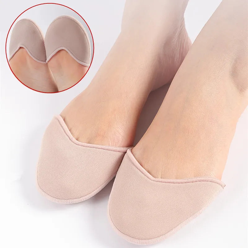 RHBJ 2Pcs=1Pair Elastic Knitted Gel Toe Cover Professional Ballet Pointe Dance Shoe Pads Forefoot Pad Toe Protector Toe Cover