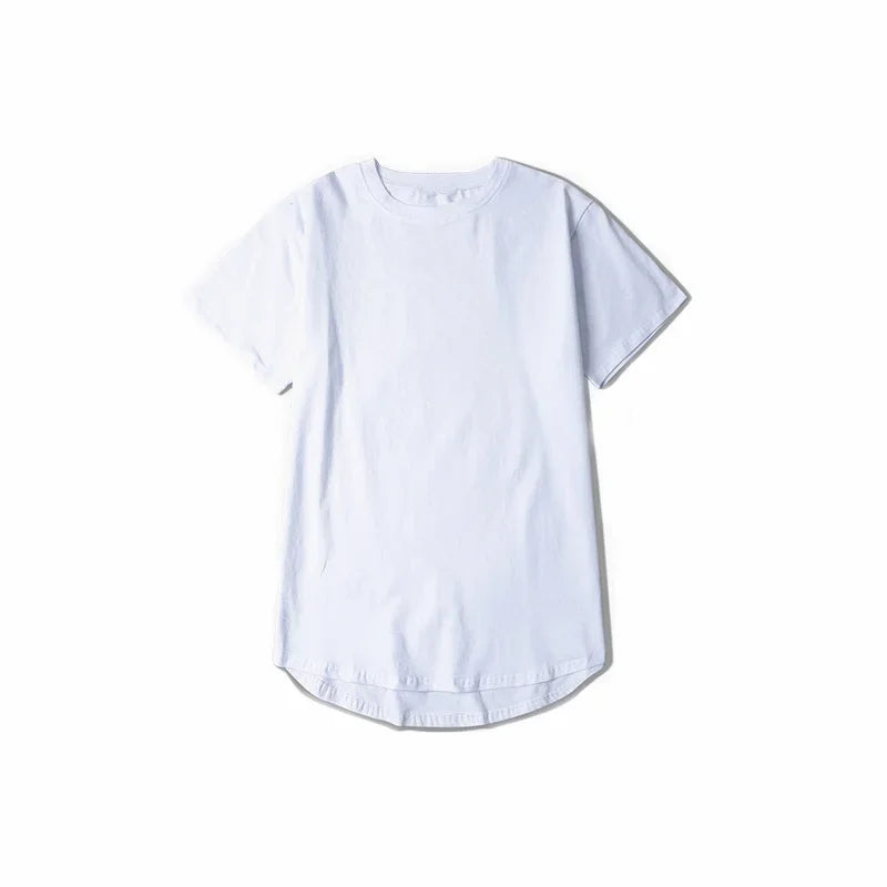 2026 MRMT High Street Arc Hem Mens T Shirt High Quality Cotton Men T-Shirt Lengthened Over Size Man Tops Tees For Male Tshirt