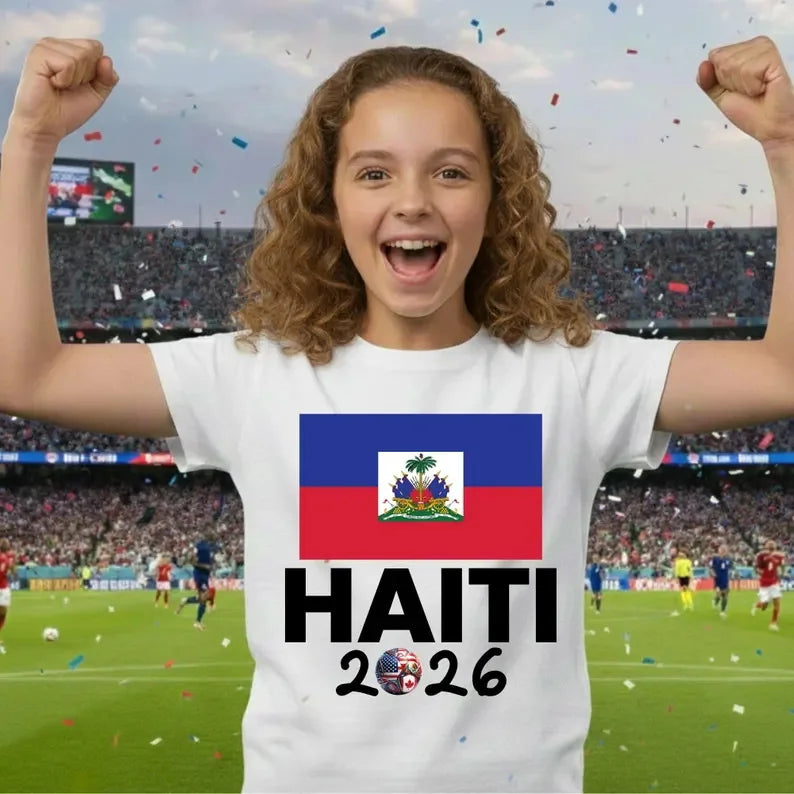 Haiti Shirt 2026 Soccer Fan Tee shirt Haitian Football Lover Gift Men Women Kids Apparel Soccer Player Top