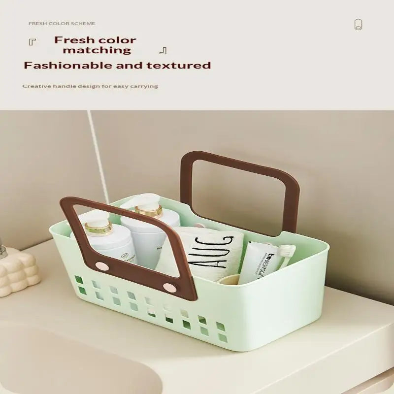 Home Bathroom Shower Basket Hand-Held Shower Basket Bathroom Shower Supplies Storage Basket