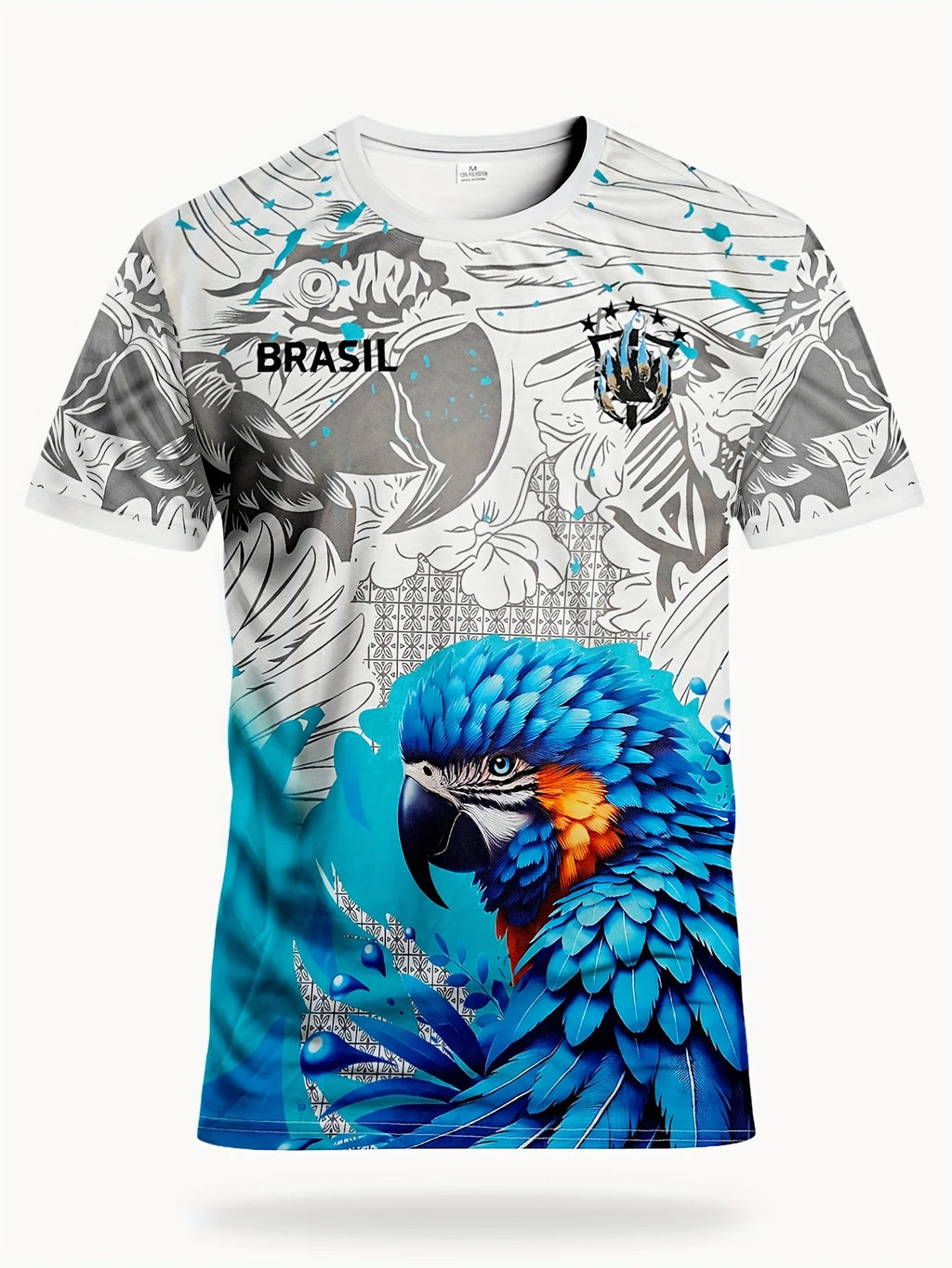 Brazilian Men's Soccer Jersey & Comfortable Round-Neck Sports Top for Rio De Janeiro Youth & Featuring Rio De Janeiro Style And