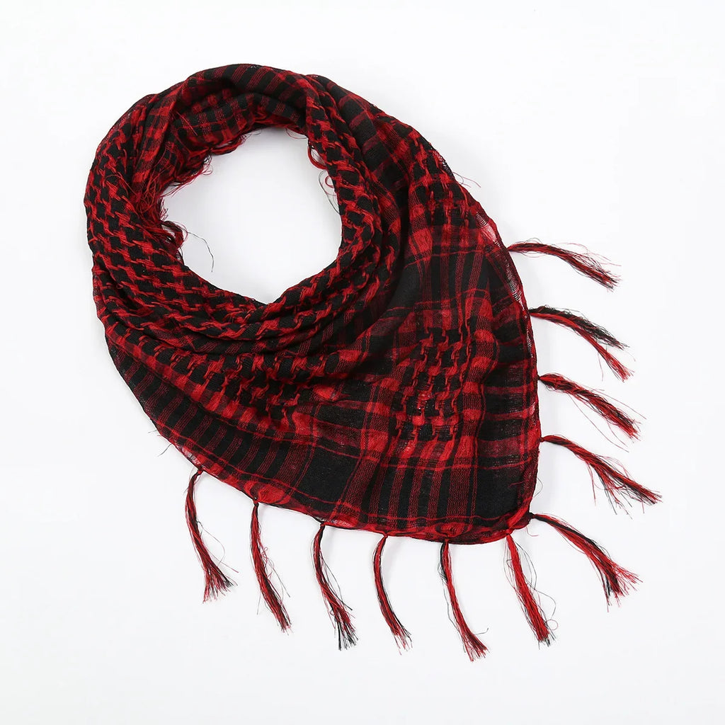 Sports Outdoor Arab Square Scarf Military Enthusiast Tactical Scarf Multi Functional Windproof Sand Proof Warm Neck Headscarf