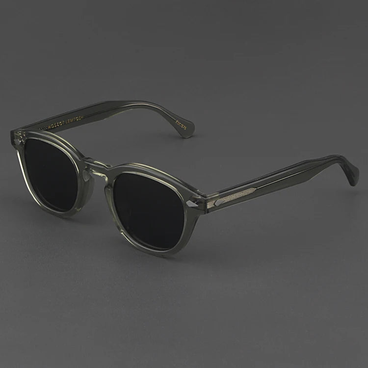 Johnny Depp Sunglasses Man Polarized Sun Glasses Luxury Brand Vintage Acetate Frame Blue Night Vision Goggles Woman