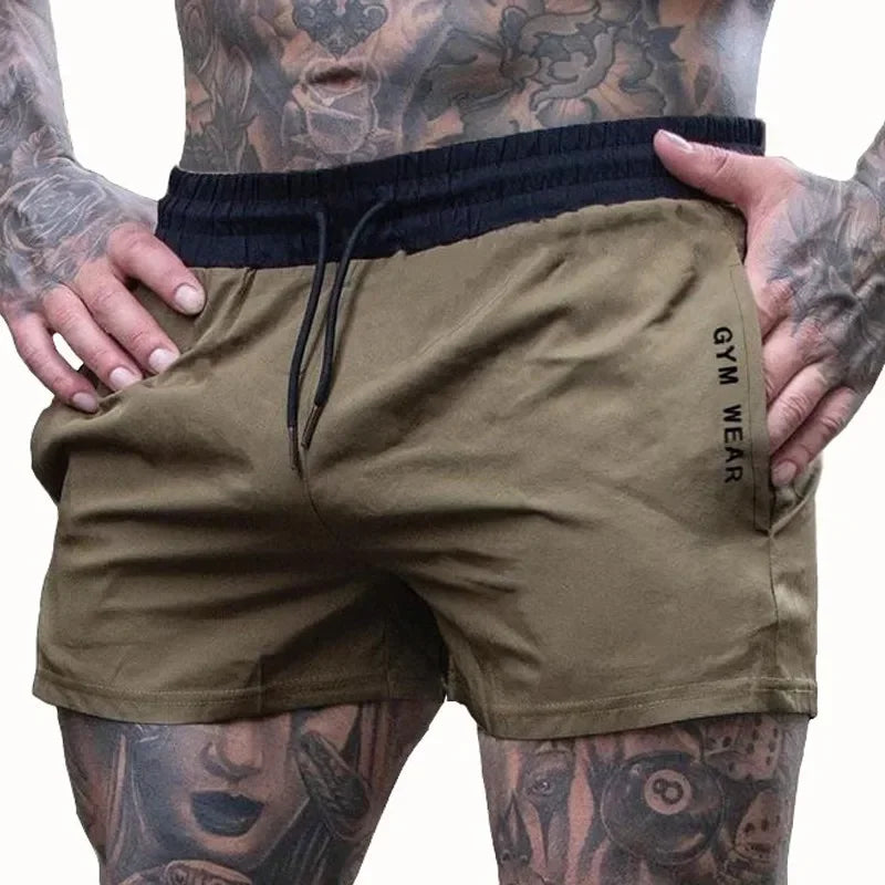 Summer Men Casual Gym Shorts Quick Dry Running Shorts Man Fitness Basketball Shorts Training Sport Beach Shorts Man Clothing 3XL