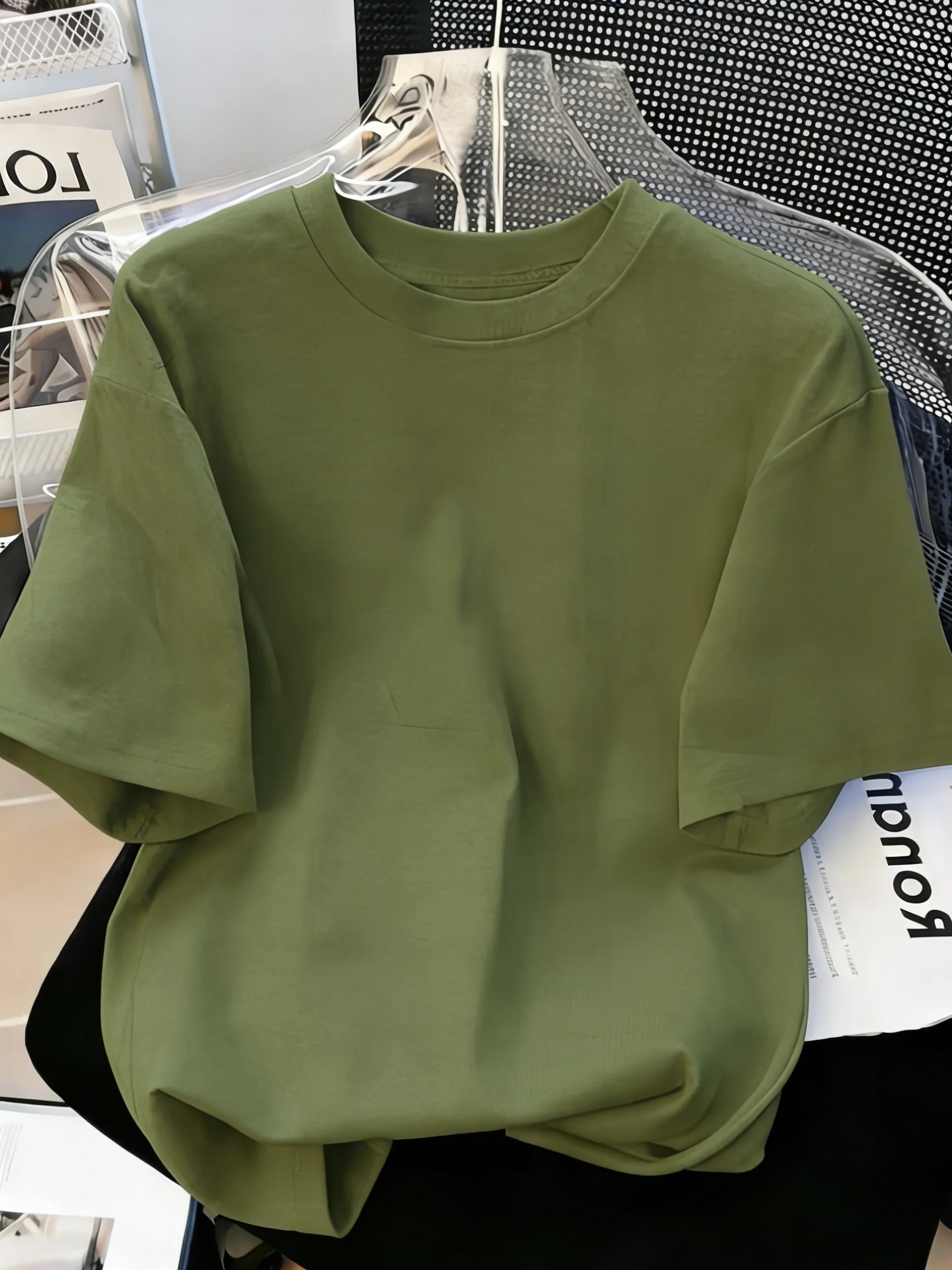 Solid Beach Summer T-Shirt For Man 21 Color S-3XL Cotton Short Sleeve All-Match Basics Street Streetwear Soft Breathable Clothes