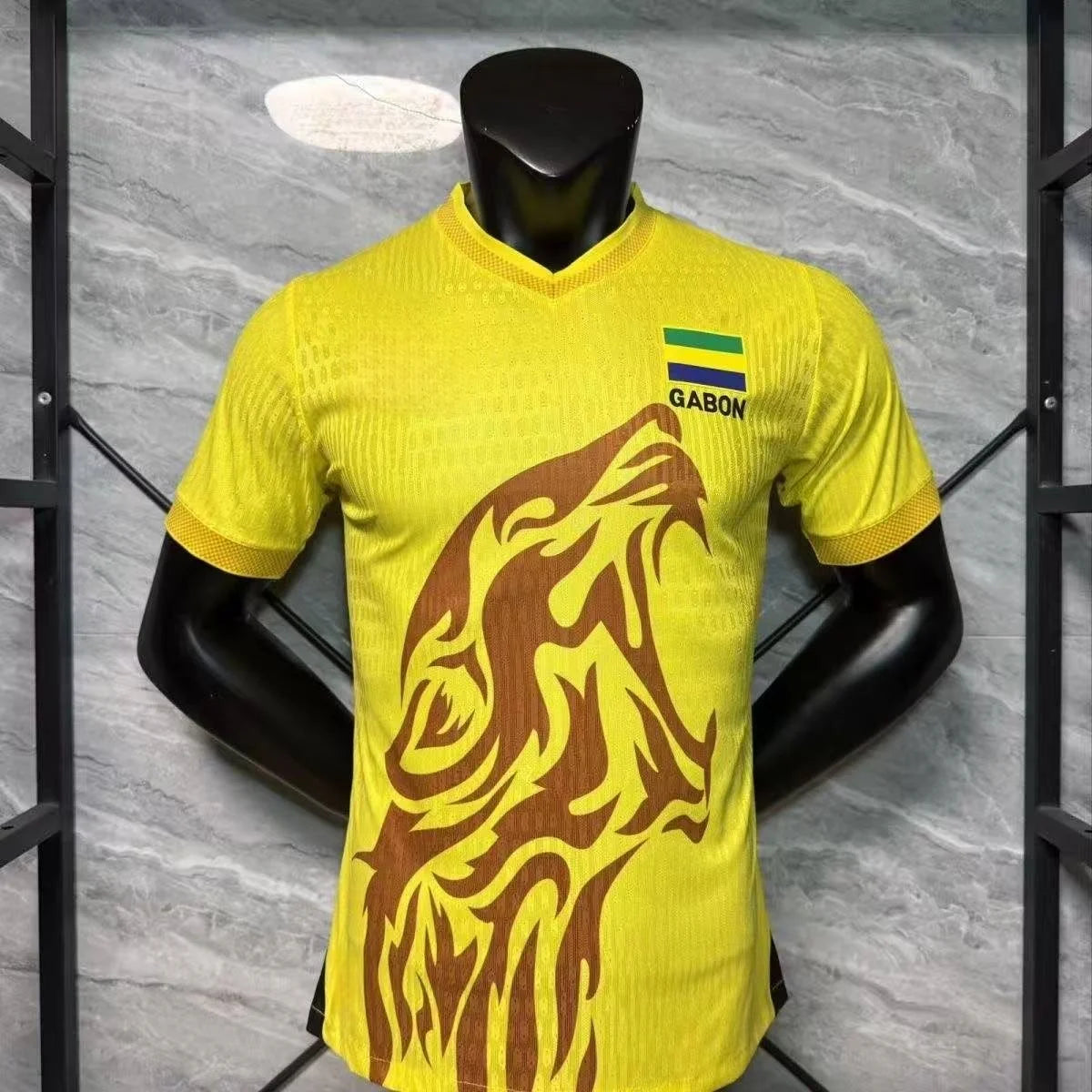 2627 Africa Cup Gabon Soccer Jersey Men’s Football Jersey Quick Drying Colthing