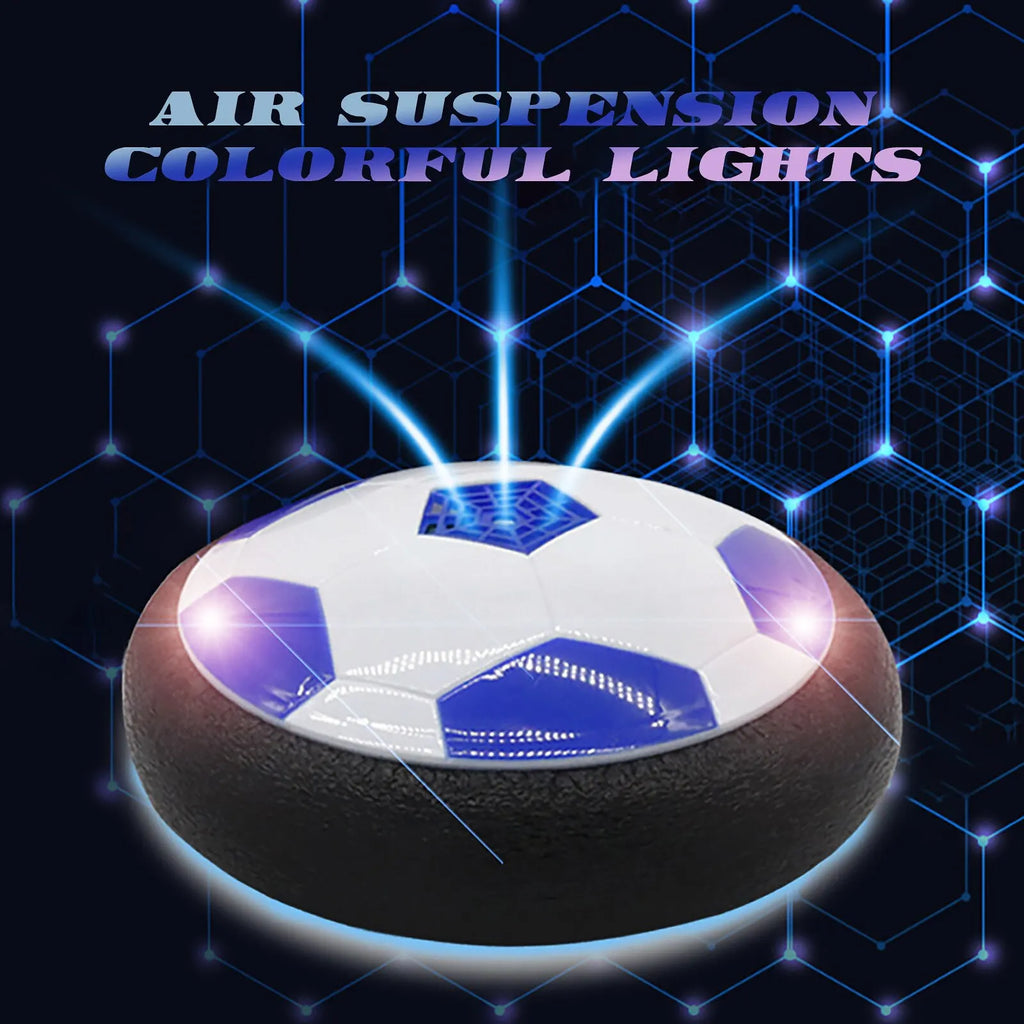 18/11cm Electric Soccer Ball Suspended  Football Toys Soccer Gliding Air Cushion Floating Foam Football Kids Gift with LED Light