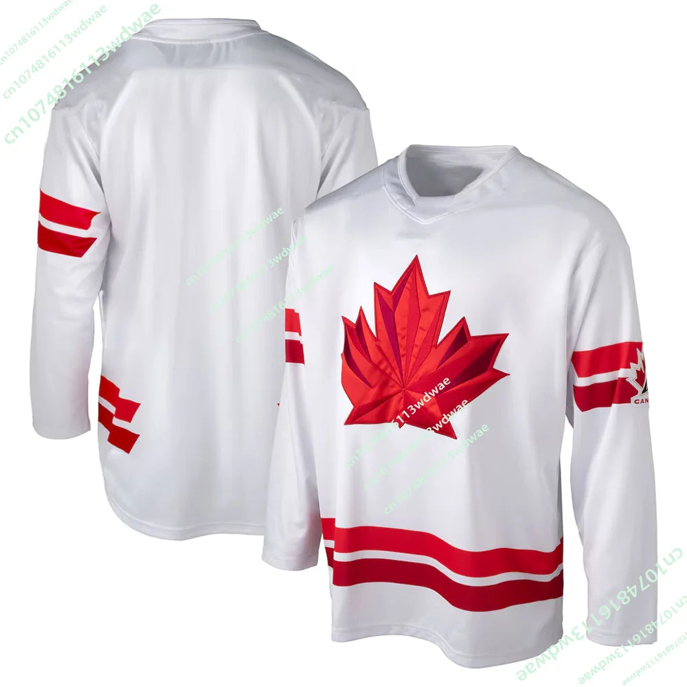 2026 New Arrival Canada Ice Hockey Game Jersey McDavid Fan Special Hockey Jersey Men's Long-Sleeve Athletic T-Shirt Family Kids