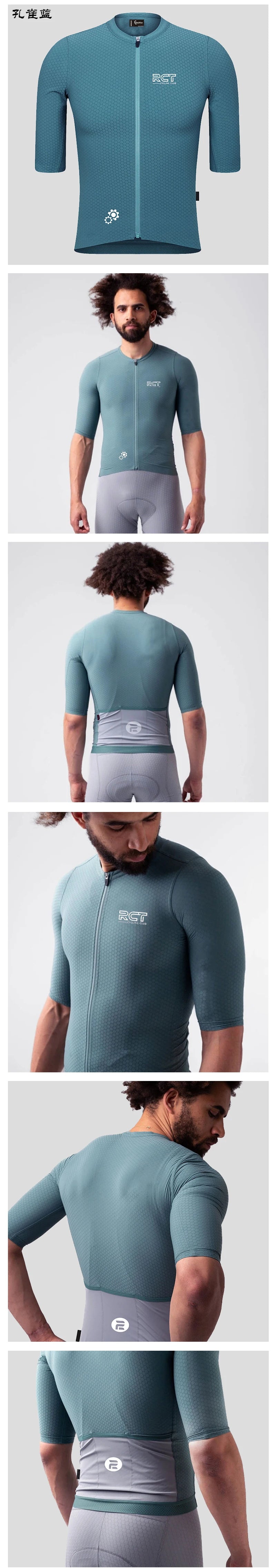 Maillot Ciclismo Hombre RUNCHITA Club Summer Short Sleeve Cycling Jersey Bicycle Clothing 자전거 져지 져지 Camisa Ciclismo Masculina