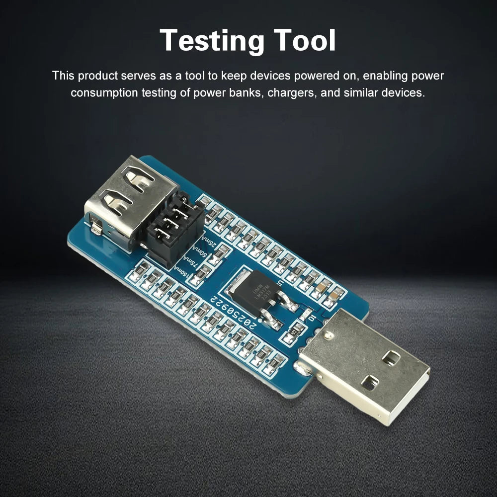 Charging Protection Module USB A Power Bank Virtual Load Anti-Shutdown Module with Switchable Output Current