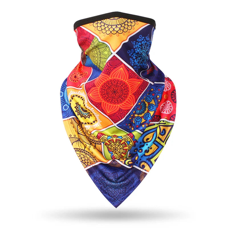 Sports Scarf for Cycling, Cooling Face Mask, Windproof Neck Gaiter, UV Protection Scarf for Beach, Fashion Bandana for Men Women