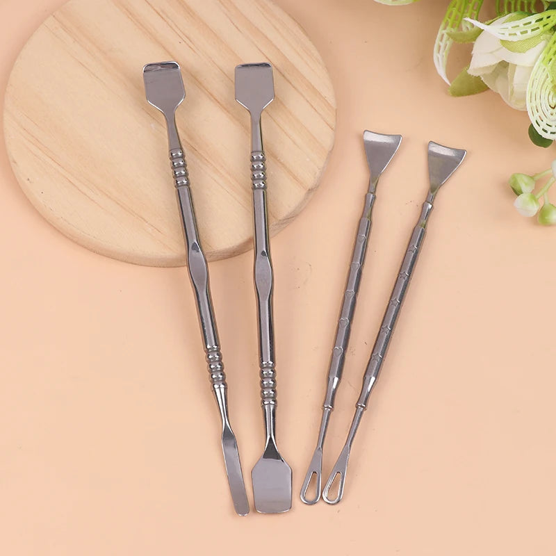 Double Head Stainless Steel Blackhead Scraper Beauty Tool For Facial Pore Cleaning Comedone Whitehead Popping Blemish Extractor