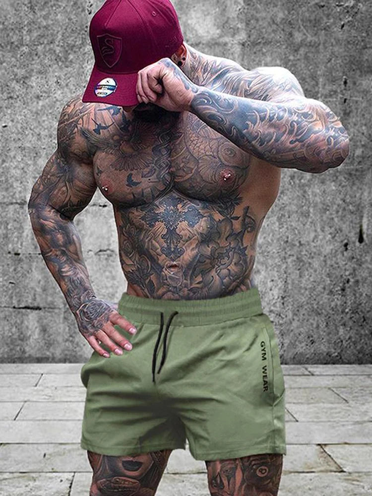 Summer Men Casual Gym Shorts Quick Dry Running Shorts Man Fitness Basketball Shorts Training Sport Beach Shorts Man Clothing 3XL
