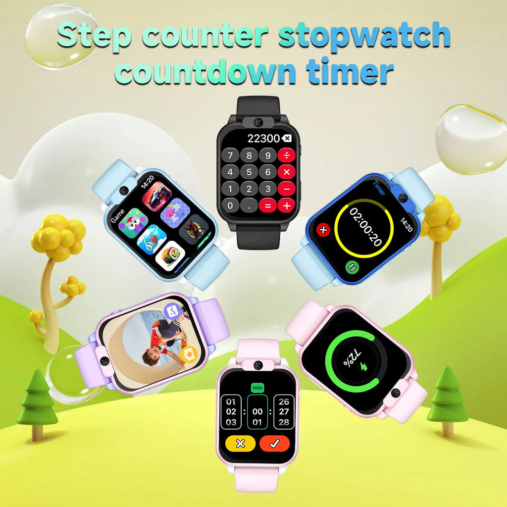 2026 NEW Smart Watch for Children Multifunctional Watch Camera Control Take Photo Multi-mode Wisdom Games 24 Languages Gift Kids