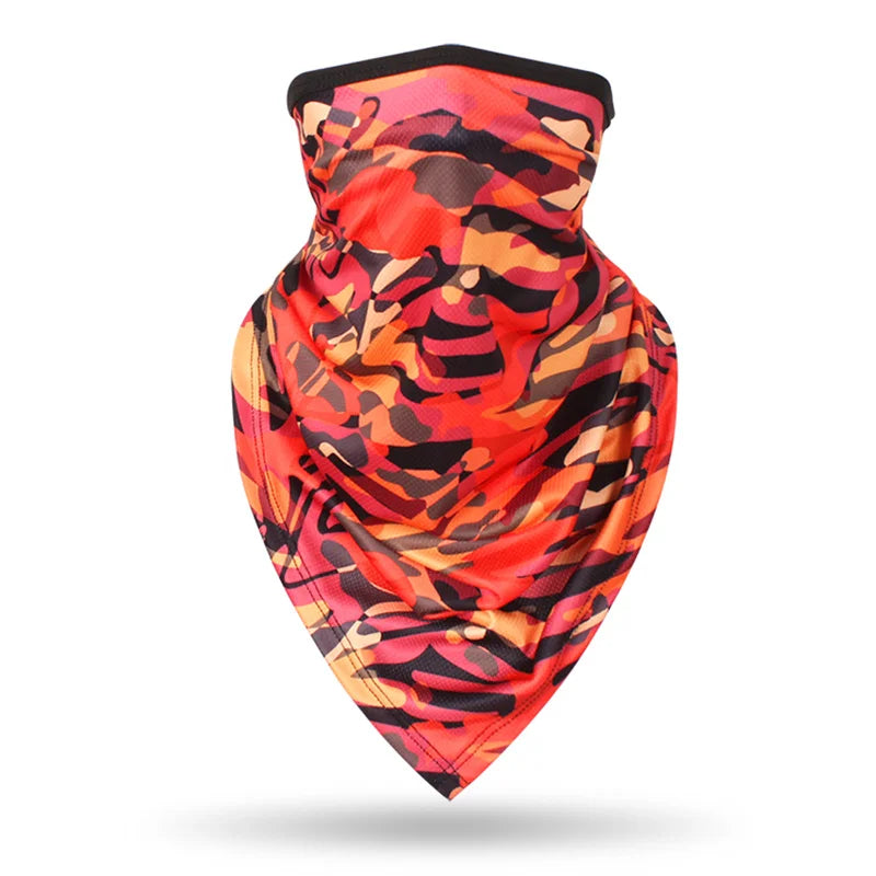Sports Scarf for Cycling, Cooling Face Mask, Windproof Neck Gaiter, UV Protection Scarf for Beach, Fashion Bandana for Men Women