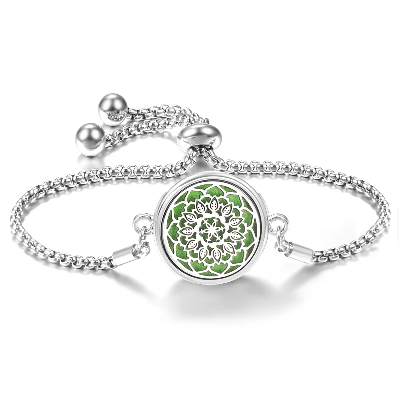 Trendy 20mm Butterfly Insert Pad Aromatherapy Bracelet Stainless Steel Women Essential Oil Diffuser Bangle Support Custom Logo