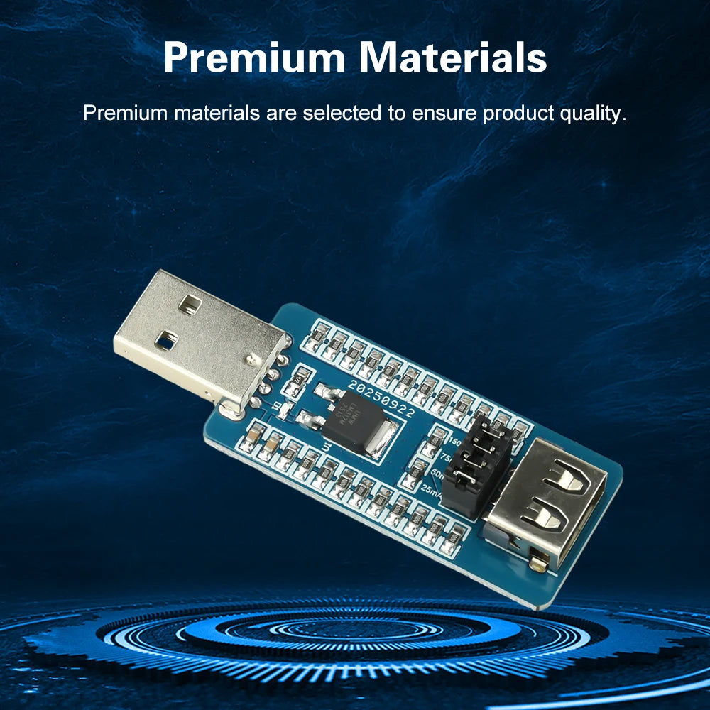 Charging Protection Module USB A Power Bank Virtual Load Anti-Shutdown Module with Switchable Output Current