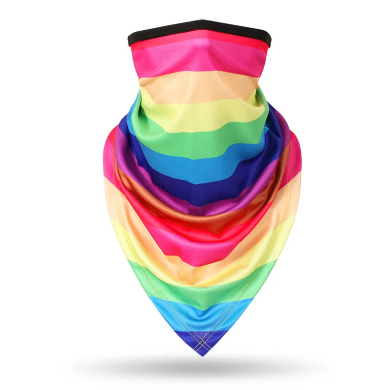 Sports Scarf for Cycling, Cooling Face Mask, Windproof Neck Gaiter, UV Protection Scarf for Beach, Fashion Bandana for Men Women