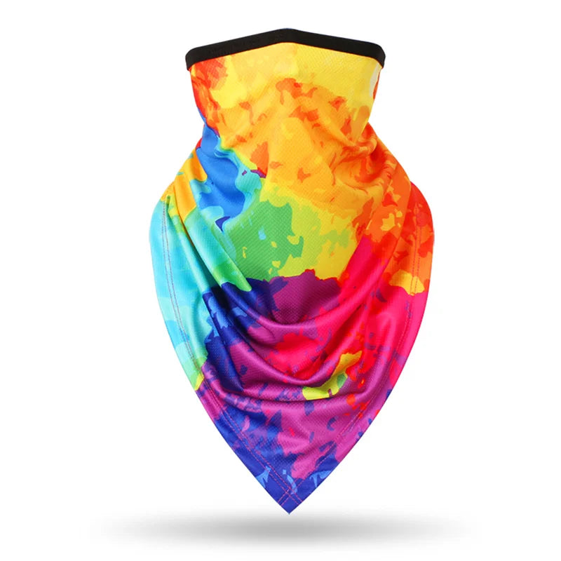 Sports Scarf for Cycling, Cooling Face Mask, Windproof Neck Gaiter, UV Protection Scarf for Beach, Fashion Bandana for Men Women
