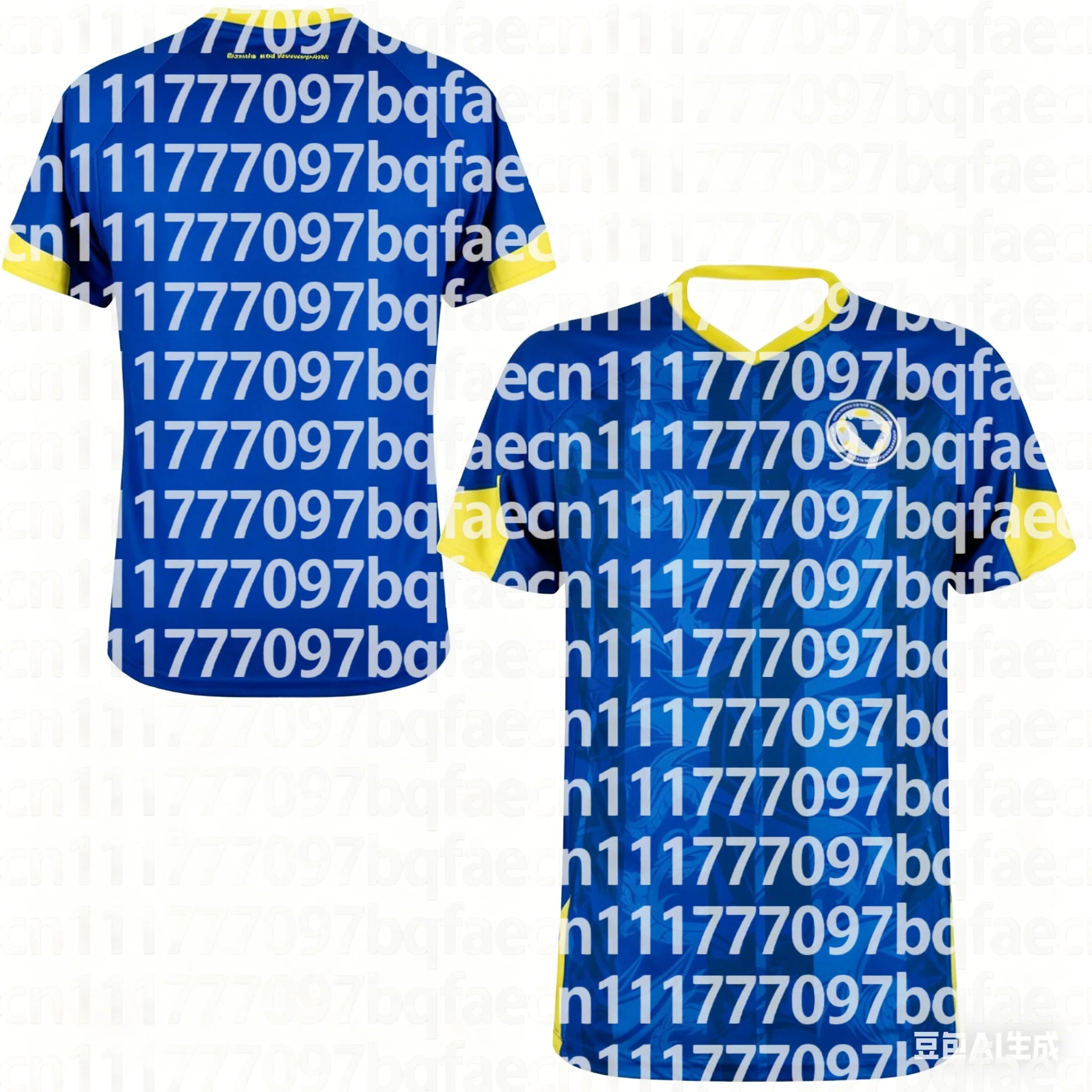 2026 New Summer Kids Bosnia and Herzegovina Home Soccer Jersey Football Style DZEKO #11 Printed T-Shirt FamilyMatching