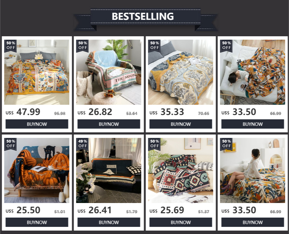 Nordic Throw Blanket Forest Animal Cartoon Sofa Towel Cotton Gauze Towel Quilt Air Conditioner Blanket 150X200cm Soft Bedspread