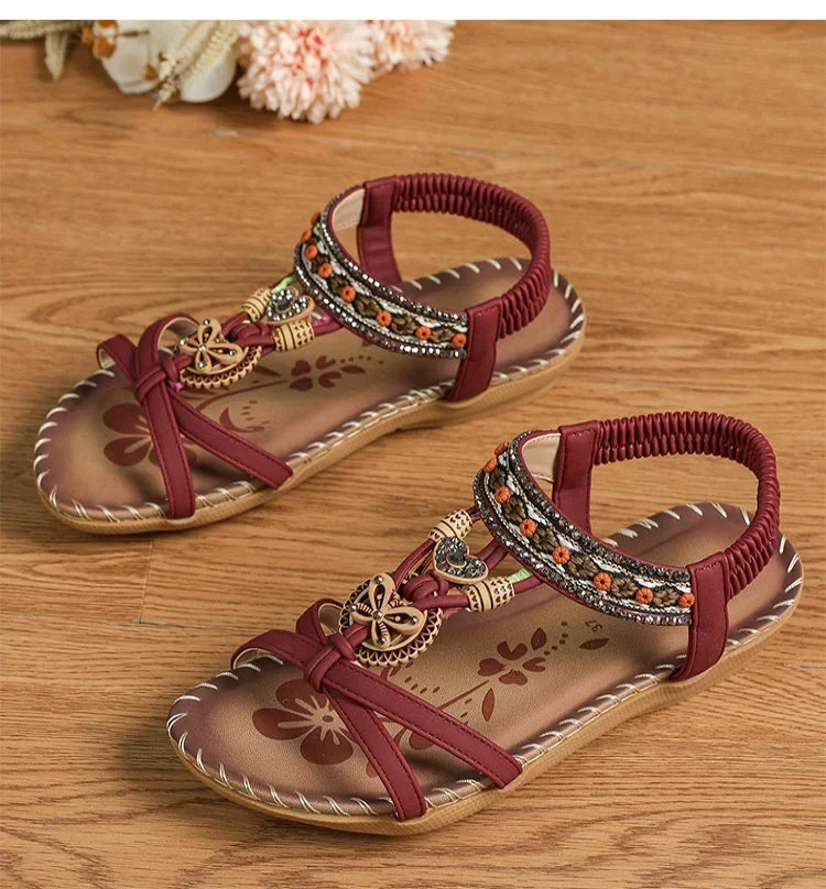 2025 New Women's Sandals Summer Sandals for Shoes Woman Colorful Beach Sandalias De Mujer Non-Slip Summer Footwear Women Mujer